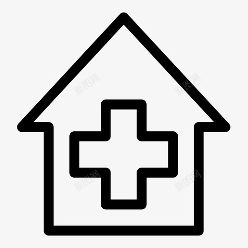 医院医学医学偶像图标svg_新图网 https://ixintu.com 医学 医学偶像 医院