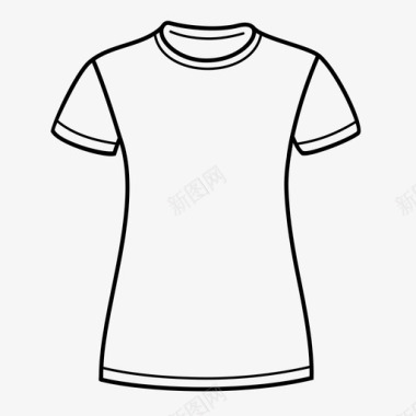采购产品女式t恤女式t恤服装图标图标
