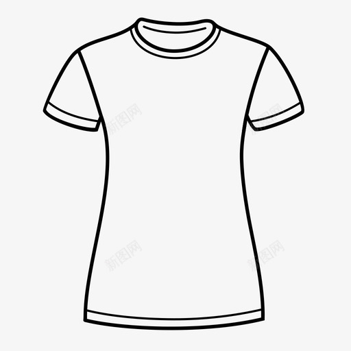 采购产品女式t恤女式t恤服装图标svg_新图网 https://ixintu.com t恤 女式t恤 时尚 服装 采购产品女式t恤