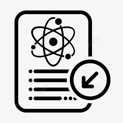 科学文献接收记录笔记图标svg_新图网 https://ixintu.com 科学文献接收 笔记 记录 论文