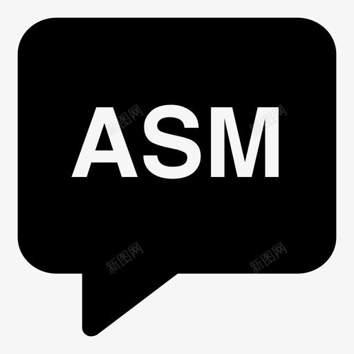 阿萨姆语asmbubble图标svg_新图网 https://ixintu.com asm bubble language speak 语言代码3个字母solid 阿萨姆语