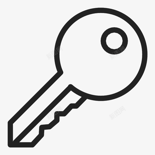 钥匙通道房门钥匙图标svg_新图网 https://ixintu.com 安全 房门钥匙 通道 钥匙 锁