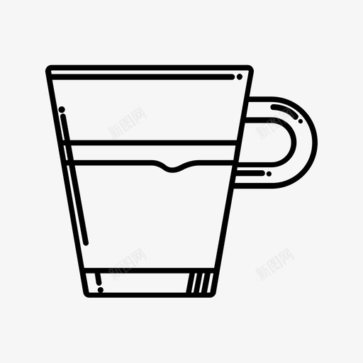 咖啡咖啡因农业图标svg_新图网 https://ixintu.com 农业 咖啡 咖啡因 早晨 早餐 杯子 醒来