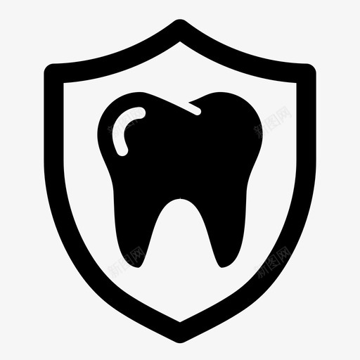 牙齿保护牙齿牙医图标svg_新图网 https://ixintu.com 口腔医学 牙医 牙齿 牙齿保护 牙齿健康