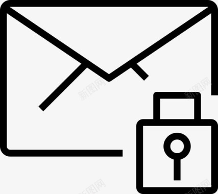 电子邮件通信信件图标图标