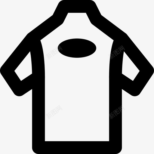 T恤服装时尚图标svg_新图网 https://ixintu.com T恤 时尚 时尚男士 时尚男士服装md轮廓 服装 男士