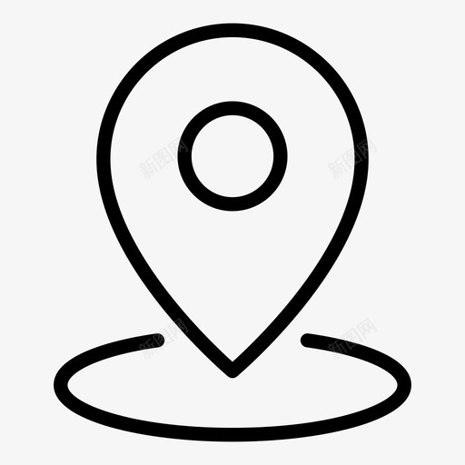 地图图钉方向位置图标svg_新图网 https://ixintu.com 位置 地图图钉 地点 必须有图标 方向 旅行