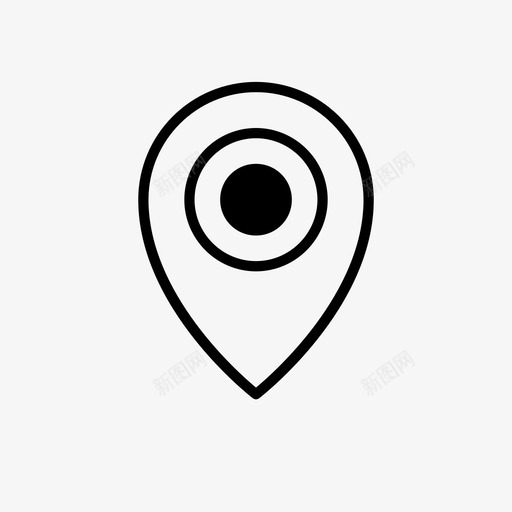 位置地图导航地址图标svg_新图网 https://ixintu.com 位置地图 导航地址