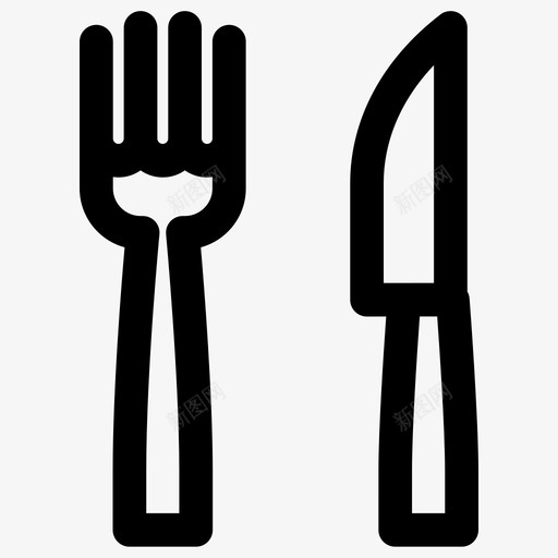 餐厅餐具晚餐图标svg_新图网 https://ixintu.com 晚餐 食物 餐具 餐厅 饥饿