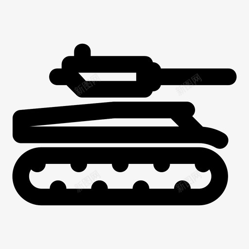 坦克军队小队图标svg_新图网 https://ixintu.com mnml10 军队 坦克 小队 战争 武器 车辆