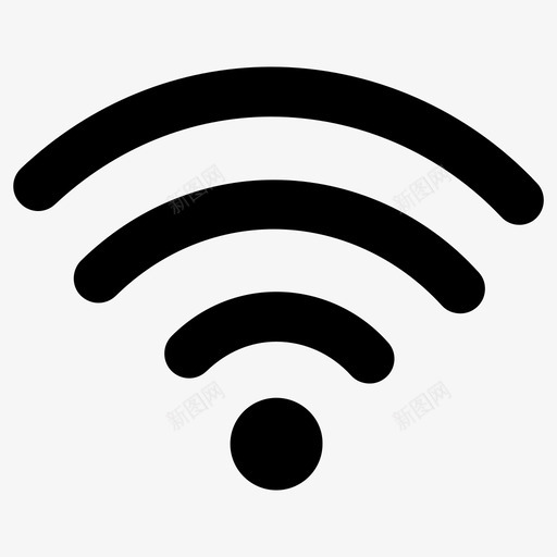 wificonnectinternet图标svg_新图网 https://ixintu.com connect internet wifi 无线 网络