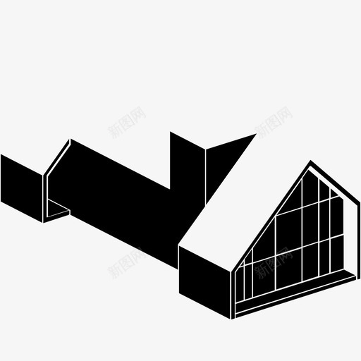 房子建筑房屋图标svg_新图网 https://ixintu.com 建筑 房子 房屋