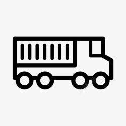 集装箱运输车集装箱运输车卡米浩杂牌三种外形样式图标高清图片