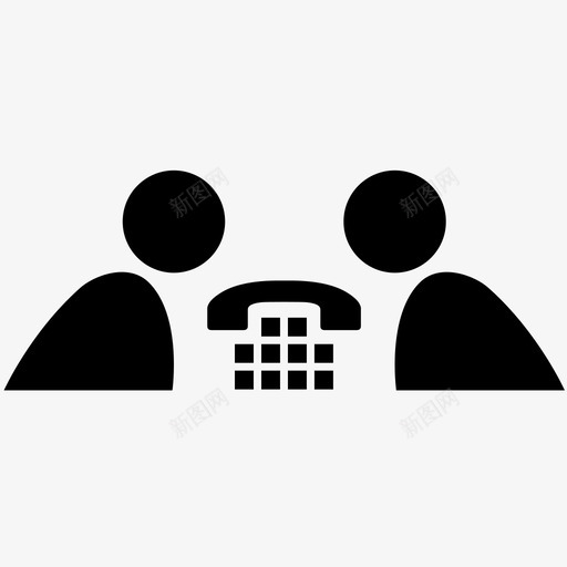 电话会议电话遥控器图标svg_新图网 https://ixintu.com 免提电话 电话 电话会议 通话 遥控器