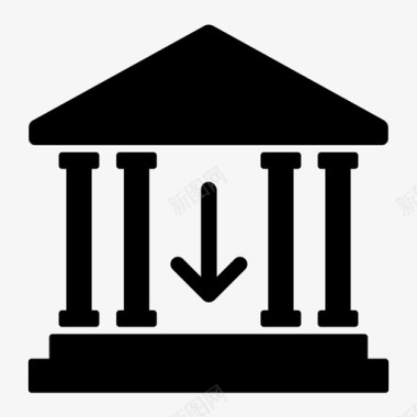 银行存款金融货币图标图标