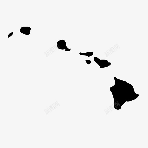 夏威夷州美国图标svg_新图网 https://ixintu.com 夏威夷 州 美国