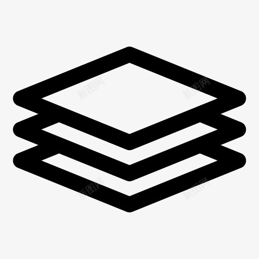 图层对齐编辑图标svg_新图网 https://ixintu.com 分层 图层 堆叠 对齐 编辑