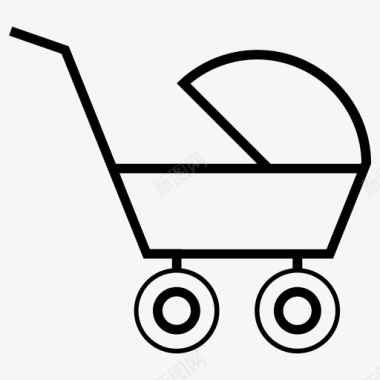 婴儿车马车其他图标图标
