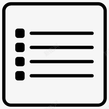 项目符号列表内容媒体图标图标