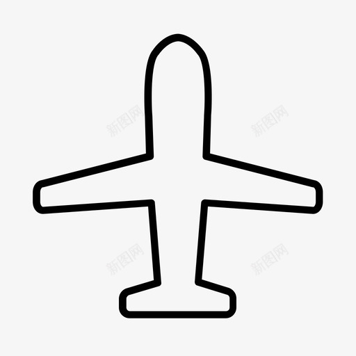 机场飞机航空图标svg_新图网 https://ixintu.com 机场 航空 飞机 飞行