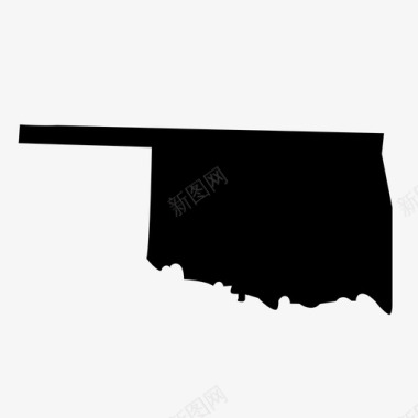 俄克拉荷马州州美国图标图标