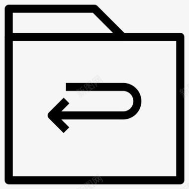 文件夹后退文件夹行图标图标