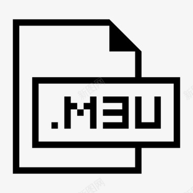 m3u文件扩展名格式图标图标