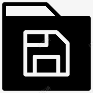文件夹保存文件夹标志符号图标图标