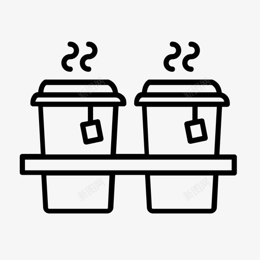 外卖茶饮料热饮图标svg_新图网 https://ixintu.com 外卖 外卖茶 热饮 茶logo 饮料