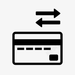转移支付的标志信用卡余额转移信用卡金融图标高清图片