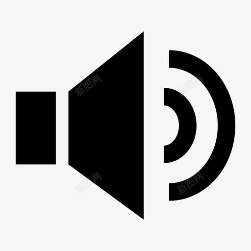 扬声器音乐声音图标svg_新图网 https://ixintu.com 声音 扬声器 显影剂固态 音乐 音量