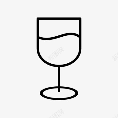 一杯酒饮料聚会图标图标