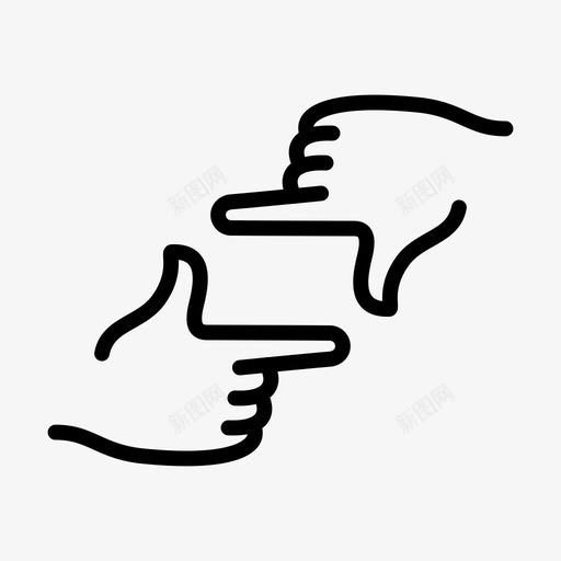 手框构图剪图标svg_新图网 https://ixintu.com 剪 手框 拍 构图