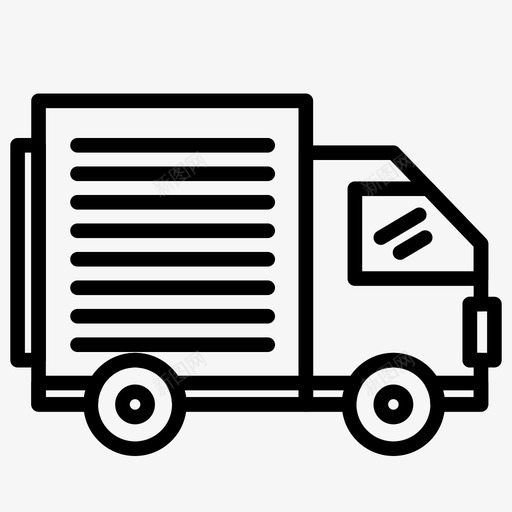 卡车货车汽车图标svg_新图网 https://ixintu.com 卡车 汽车 货车