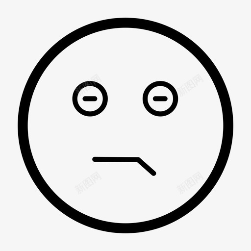 表情不确定焦虑不安全图标svg_新图网 https://ixintu.com 不安全 担心 焦虑 表情 表情不确定