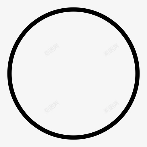 圆形形状图标svg_新图网 https://ixintu.com 圆形 形状