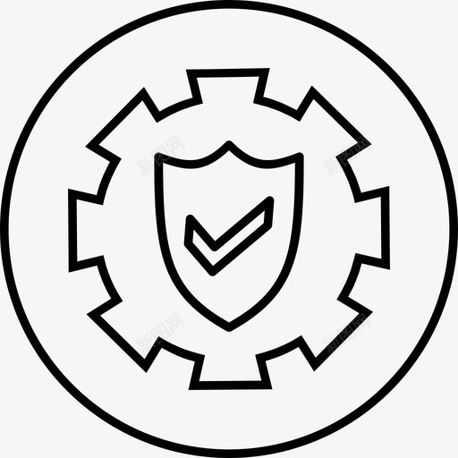 设置装备保护图标svg_新图网 https://ixintu.com 保护 安全 网页开发 装备 设置 防护
