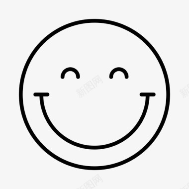 快乐幸福微笑图标图标