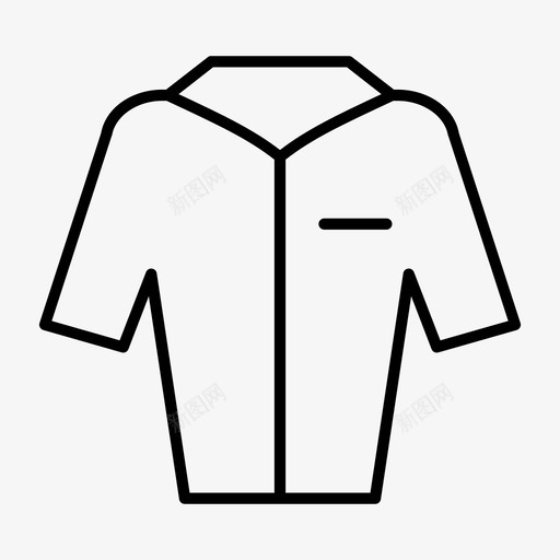 非正式短袖布料非正式衬衫图标svg_新图网 https://ixintu.com 布料 短袖 非正式短袖 非正式衬衫