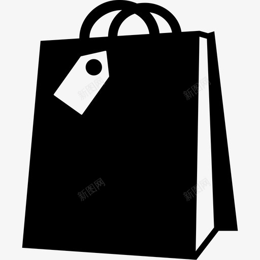 纸袋购买交易图标svg_新图网 https://ixintu.com 交易 纸袋 经济 购买 购物