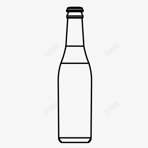 啤酒瓶酒精饮用图标svg_新图网 https://ixintu.com 啤酒瓶 酒精 醉酒 饮用