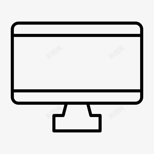 计算机cpu桌面图标svg_新图网 https://ixintu.com cpu 屏幕 服务器 桌面 监视器 计算机