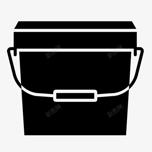 桶颜色桶填充物图标svg_新图网 https://ixintu.com 填充物 施工 桶 油漆 油漆桶 颜色桶