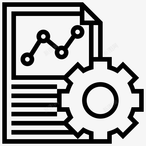 报告业务营销图标svg_新图网 https://ixintu.com 业务 业务策略 报告 机会 策略 营销