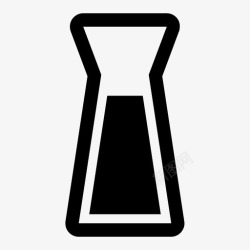 醒酒器方酒瓶酒瓶醒酒器水图标高清图片