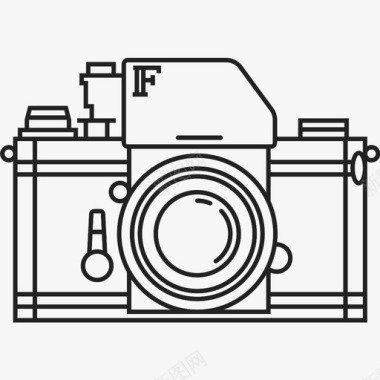 尼康f相机图像图标图标
