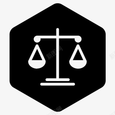 法律法庭法官图标图标