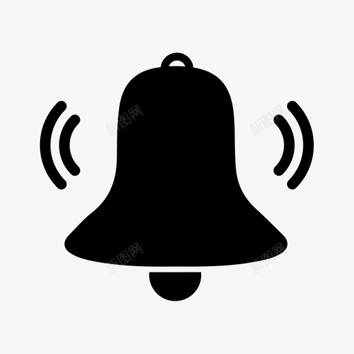 铃声圣诞节教堂图标svg_新图网 https://ixintu.com 圣诞节 声音 学校 教堂 铃声