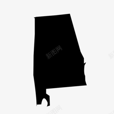 阿拉巴马州州美国图标图标