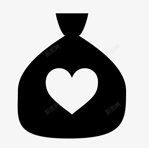 爱的袋子袋子心图标svg_新图网 https://ixintu.com 包 堆 很多 心 爱的袋子 袋子